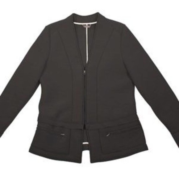 32. Brunswick Park Smarter Apparel Black Scuba Jacket - Picture 10 of 12